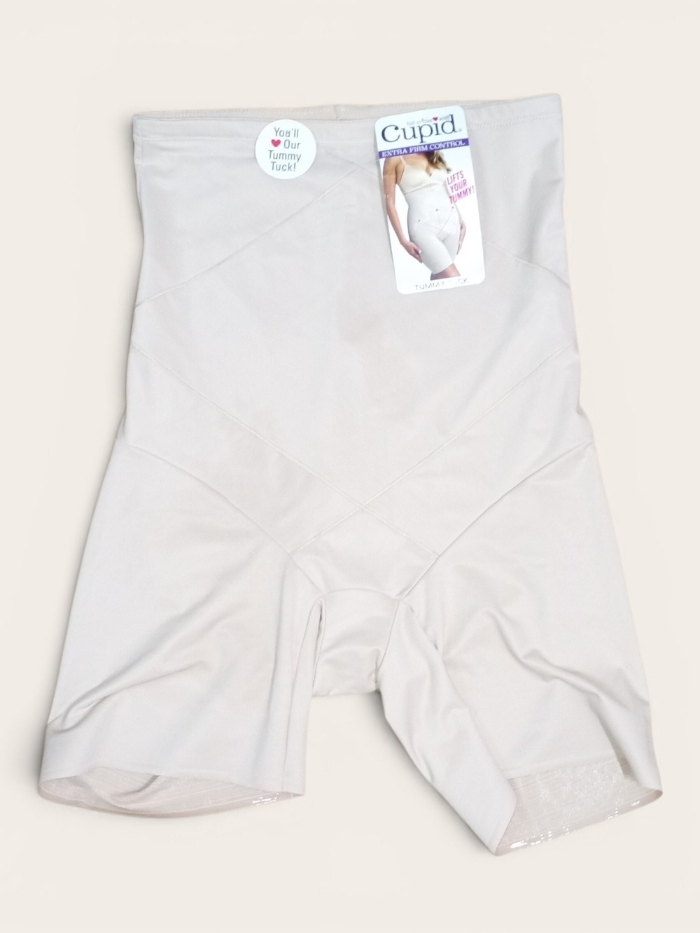 Cupid Seamless High-Waist Shaping Shorts - Light Nude